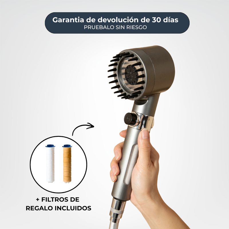 Cabezal de Ducha Filtrante — Antical y Sin Cloro (12 Etapas)